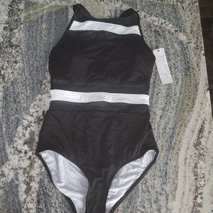 Anne Cole New w/Tags 1 pc Swimsuit , black & white